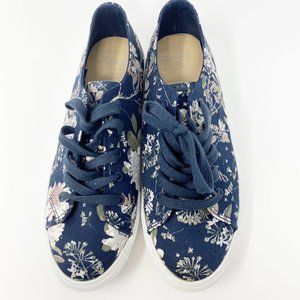 KAARI Navy Floral Sneaker Size 9M